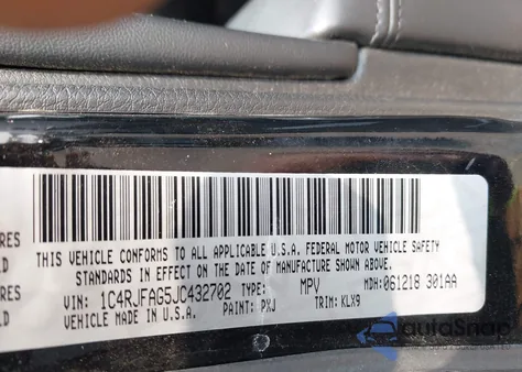 2018 Jeep Grand Cherokee Altitude 4X4 из США, поврежденный, VIN 1C4RJFAG5JC432702